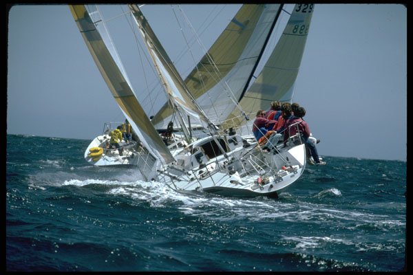 338058 Upwind Action A4 Photo Print