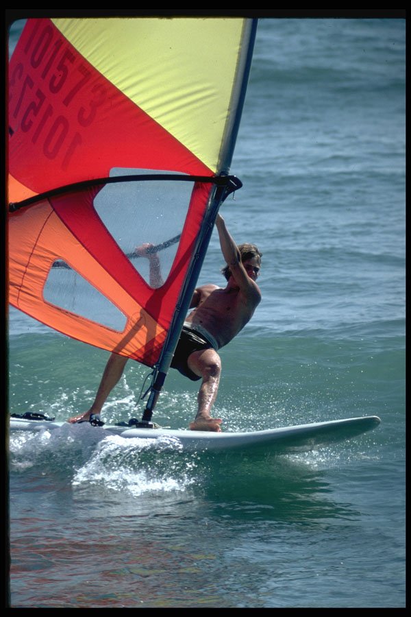 339010 Pacific Beach, Wave Sailing A4 Photo Print