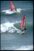 339048 Wave Sailing, Baja, Mexico A4 Photo Print