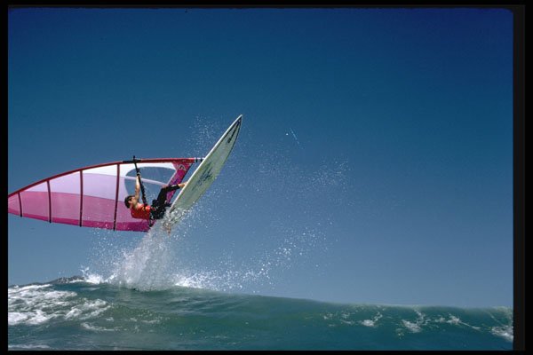 339049 Wave Sailing, Jump, Baja, Mexico A4 Photo Print