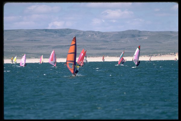 339091 Oglalla, Nebraska, Afternoon Sail A4 Photo Print