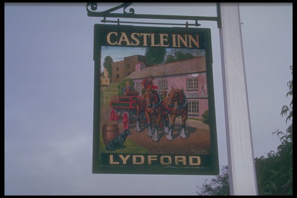 340015 Castle Inn, Lydford, Devon A4 Photo Print