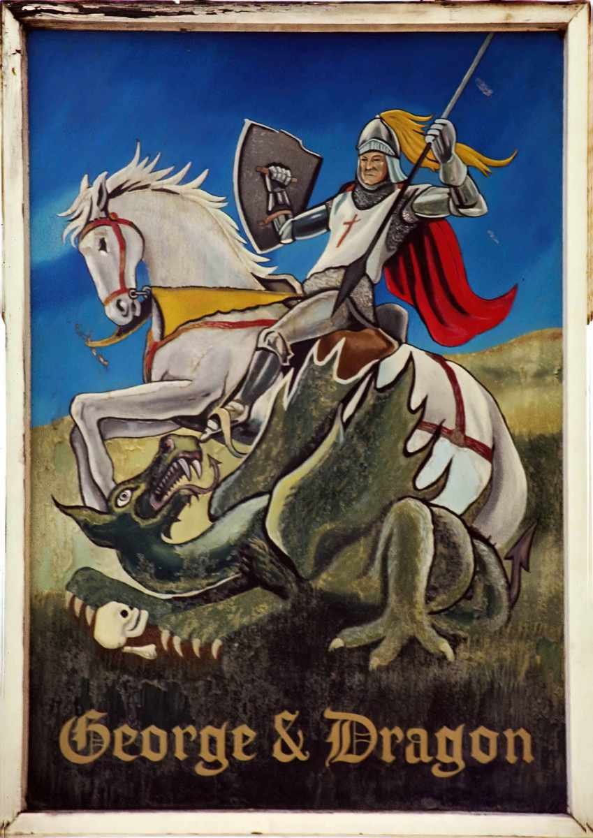 340099 George & Dragon London SHARP A4 Photo Print