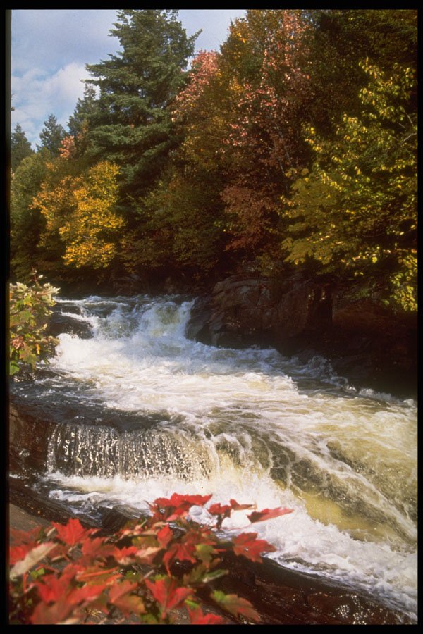 341032 Ox Tongue Falls, Ontario A4 Photo Print
