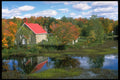341039 Church At Dawson Lake, Quebec A4 Photo Print