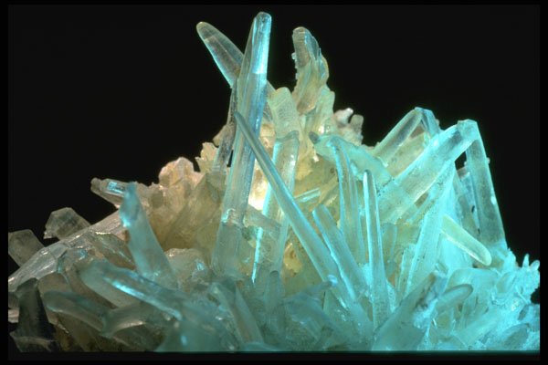 342016 Mexican Selenite (blue) A4 Photo Print