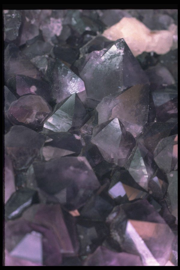 342041 Amethyst With Calcite A4 Photo Print