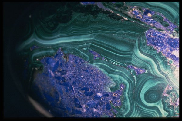 342045 Azurite Malachite (detail) A4 Photo Print