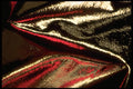 343018 Red On Wrinkled Silver Reflector A4 Photo Print