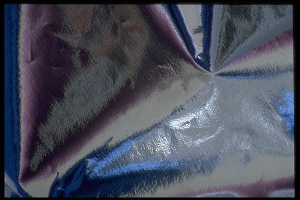 343025 Dark Pink And Blue On Wrinkled Silver Reflector A4 Photo Print