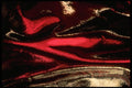 343027 Red On Wrinkled Silver Reflector A4 Photo Print
