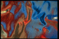 343033 Red And Blue On Wrinkled Silver Reflector A4 Photo Print