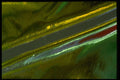 343035 Yellow And Green On Wrinkled Silver Reflector A4 Photo Print