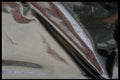 343045 Dark Pink On Wrinkled Silver Reflector A4 Photo Print