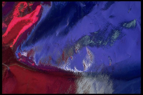 343048 Red And Purple On Wrinkled Silver Reflector A4 Photo Print