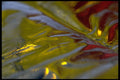 343060 Red And Yellow On Wrinkled Silver Reflector A4 Photo Print