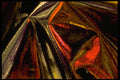 343072 Dark Red And Yellow On Wrinkled Silver Reflector A4 Photo Print