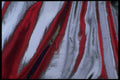 343073 Red On Wrinkled Silver Reflector A4 Photo Print