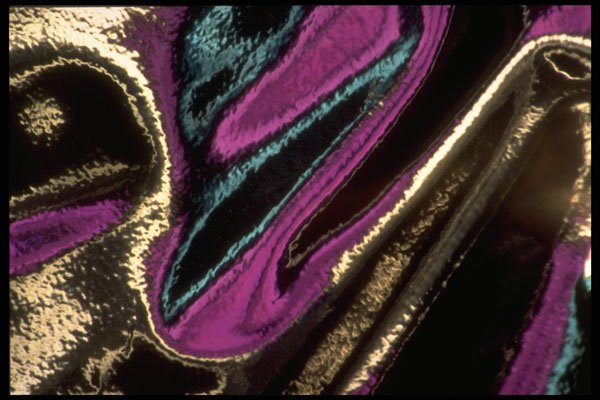 343082 Purple And Blue On Wrinkled Silver Reflector A4 Photo Print