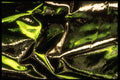 343085 Green On Wrinkled Silver Reflector A4 Photo Print