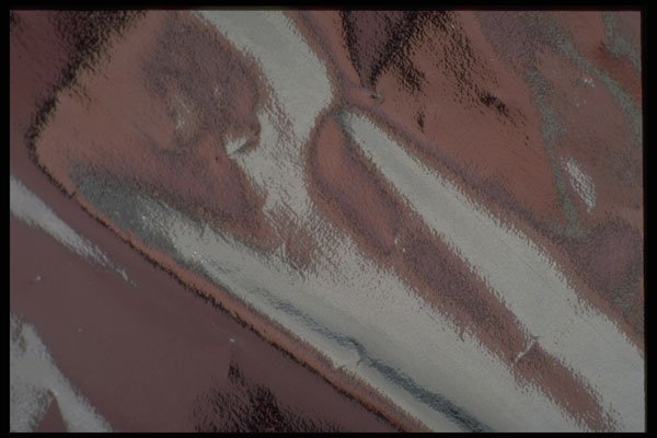 343089 Pink On Wrinkled Silver Reflector A4 Photo Print