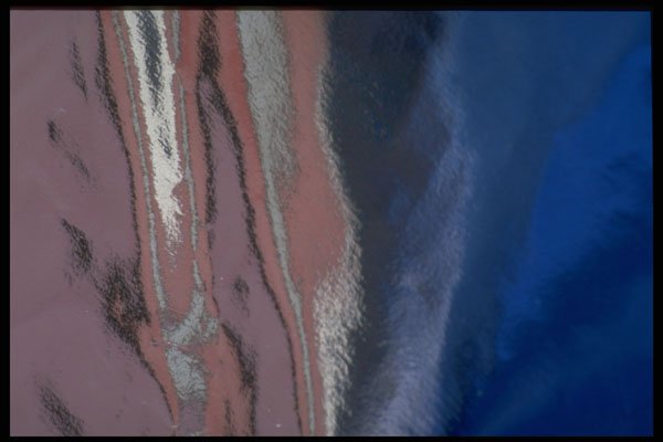 343094 Pink And Blue On Wrinkled Silver Reflector A4 Photo Print