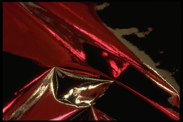 343096 Dark Red On Wrinkled Silver Reflector A4 Photo Print