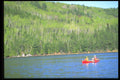 344012 Family Canoeing, La Mauricie, Quebec A4 Photo Print