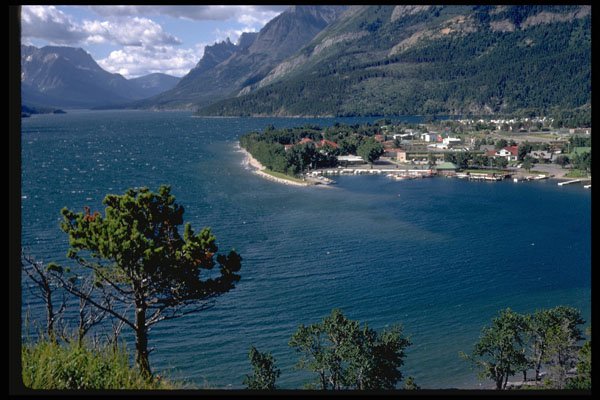 344018 Waterton Town Site, Waterton Lakes, Alberta A4 Photo Print