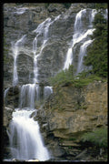 344023 Tangle Falls, Banff, Alberta A4 Photo Print