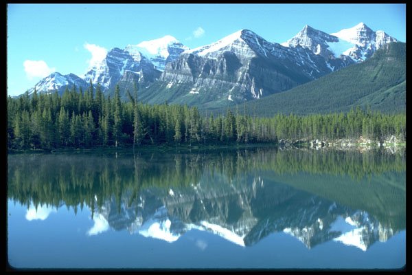 344027 Bow Lake, Banff, Alberta A4 Photo Print