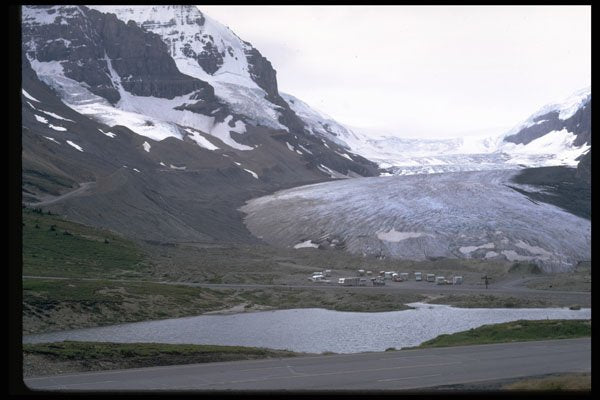 344034 Columbia Ice fields, Jasper, Alberta A4 Photo Print