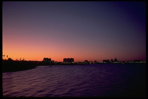 345006 Corpus Christi, Twighlight, Texas A4 Photo Print