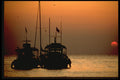 345032 Boats On A Sunset, Koh Samet Island, Thailand A4 Photo Print