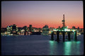 345069 Sunset Off Newly Built Oil Rig, Halifax, Canada A4 Photo Print