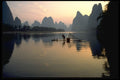 345099 Crossing The River Li, Guilin, China A4 Photo Print