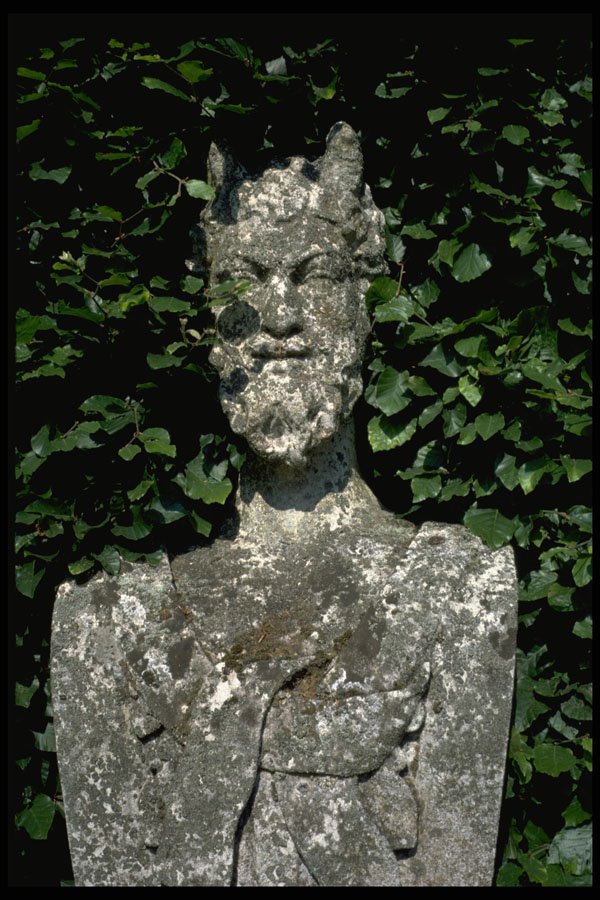 346015 Satyr Statue Chatsworth, England A4 Photo Print
