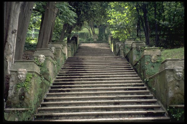 346024 Staircase Villa D'Este, Italy A4 Photo Print