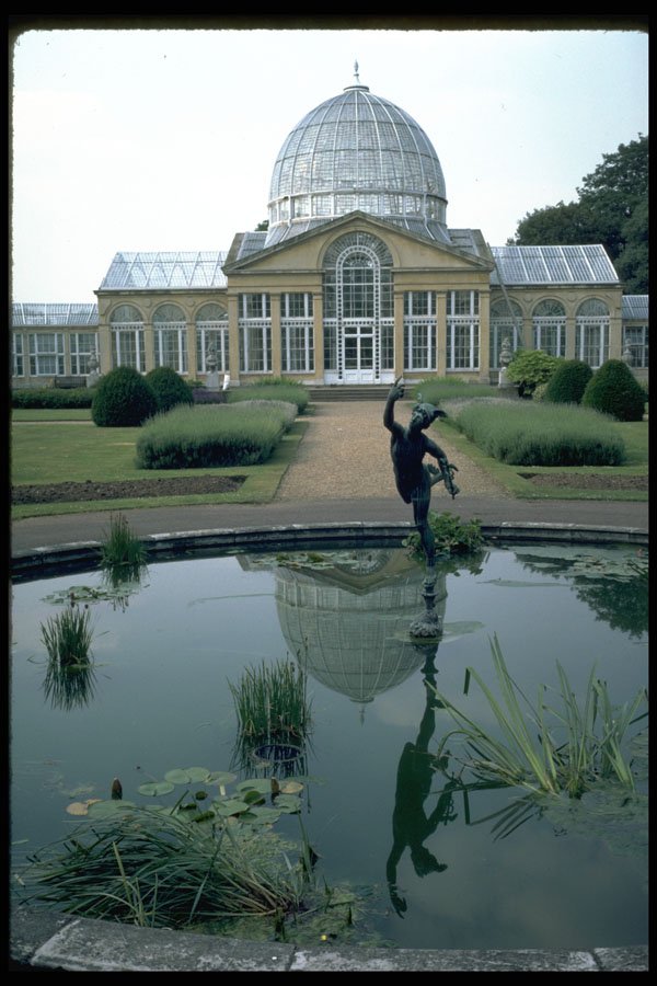 346040 Domed Conservatory And Mercury Sion Park, England A4 Photo Print