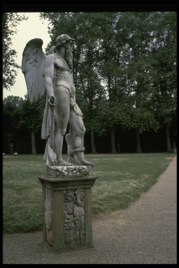 346054 Winged Figure Boboli Gardens, Italy A4 Photo Print