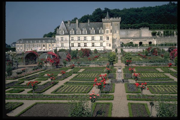 346066 Vegetable Garden Villandry, France A4 Photo Print