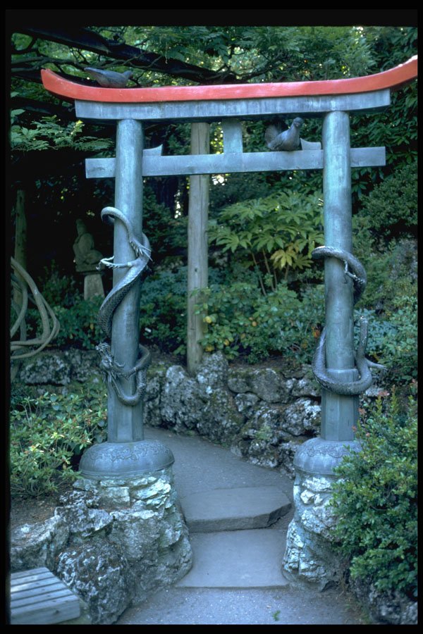 346070 Torii Gate Japanese Garden, Compton Acres, England A4 Photo Print