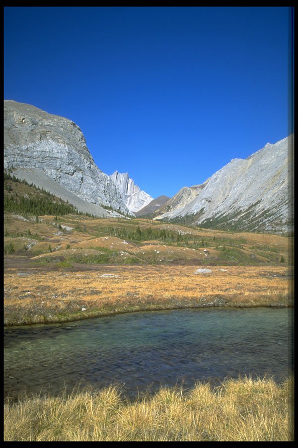 347016 Elbow Pass In The Rocky Mountains, Alberta, Canada A4 Photo Print