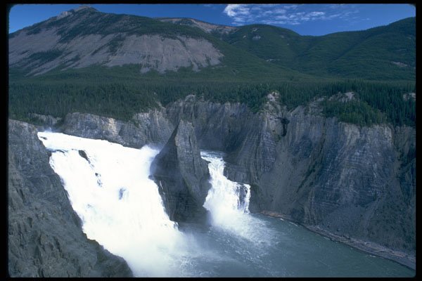 347027 Virginia Falls On The Nahanni River, NWT, Canada A4 Photo Print