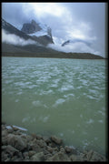 347033 Summer Ice In Summit Lake On Baffin Island, NWT, Canada A4 Photo Print