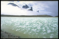 347062 Summit Lake And Breidablik Peak, Baffin Island, Canada A4 Photo Print