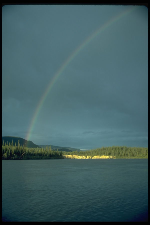 347075 Rainbow Over The Nahanni River, NWT, Canada A4 Photo Print