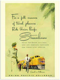 347K union pacific streamliner rail travel 1940s 2 Vintage Advert A4 Photo Print