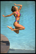 348009 Speedo Zig Zag Bikini A4 Photo Print