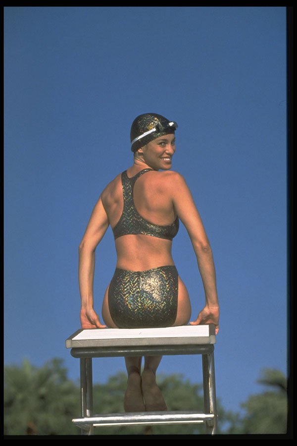 348045 Speedo Hologram Two piece A4 Photo Print